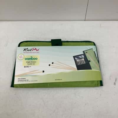 Knit Pro Japanese Bamboo Single Pointed Needle Set RRP $120