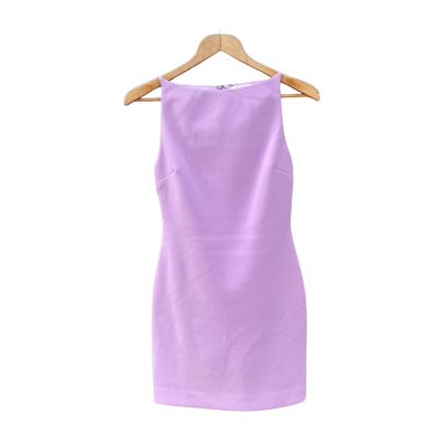Womens Bec & Bridge Size 10 Sleeveless Short Bodycon Dress Lavender