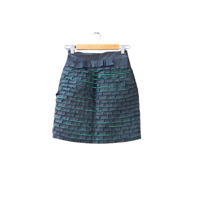 Karen Millen Size 8 Pencil Skirt Black /Green/Multicoloured BNWT