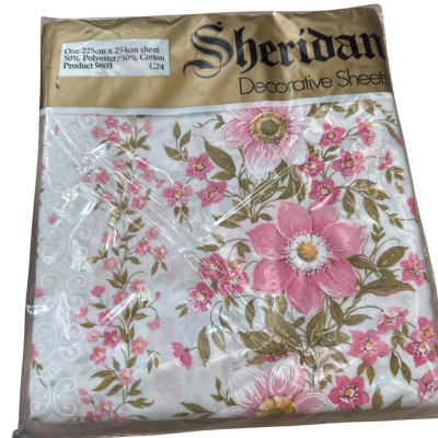 Sheridan Decorative Sheets Floral Pink 