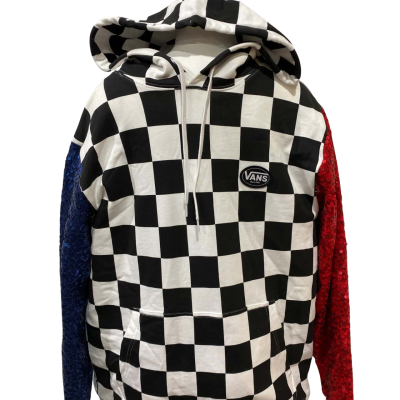 Vans Mens  Size XL Hoodie Black  / Blue / Red / White 