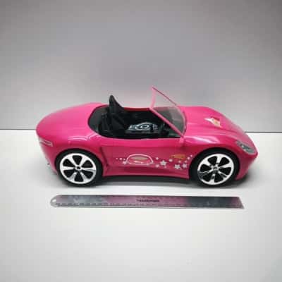 Mattel Barbie Pink Convertible Sports Car Toy Vehicle 2022 E2778