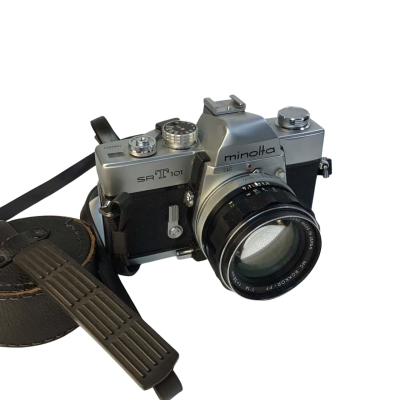 Minolta SRT 101 Camera with Lens and additional filter