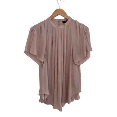 Saba Womens  Size 8 Short Sleeve Top Pink  