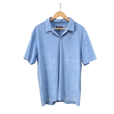 Country Road Mens  Size L Short Sleeve Shirt Blue 