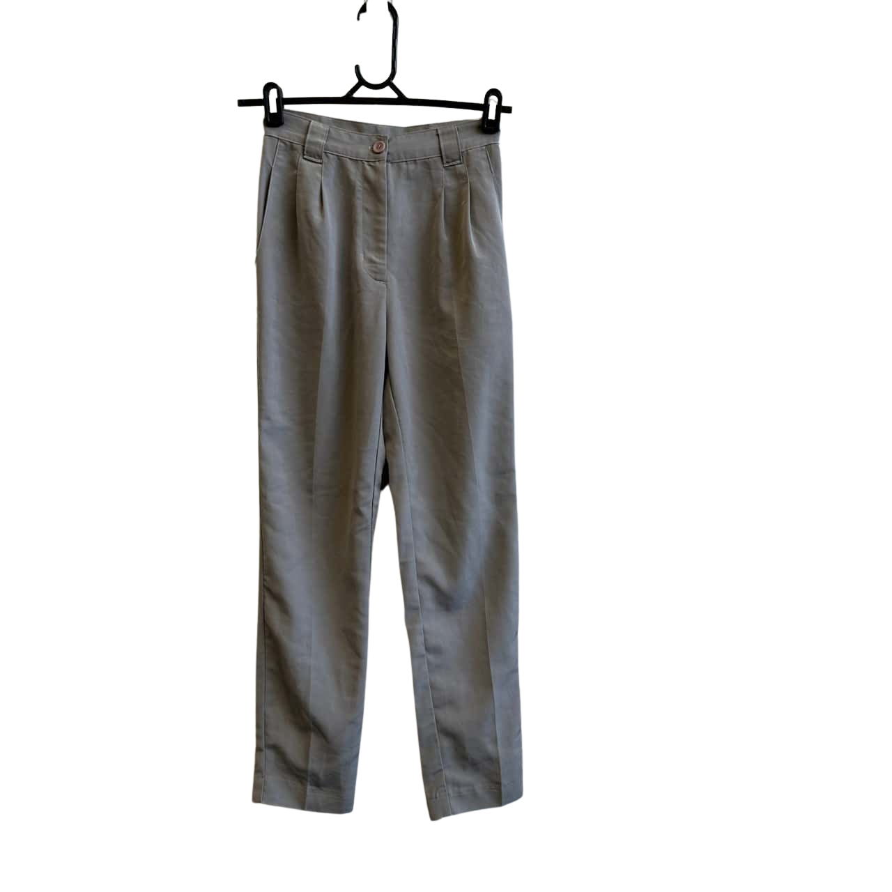 American Apparel Women's Size XS Straight Leg Pant Light Grey (s)