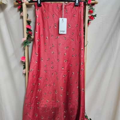 Womens Jorge Hot Pink Midi Skirt Size 6 RRP $69.95