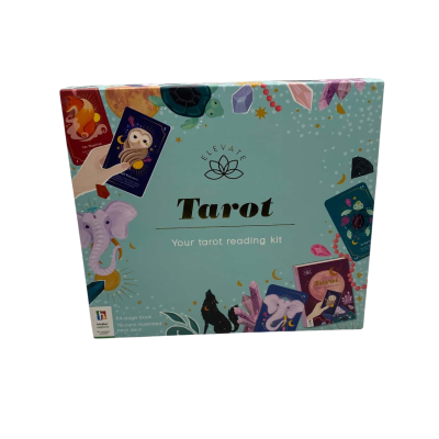 Tarot Reading Kit - 64 Page Book, 78 Card Illustrated Tarot Deck