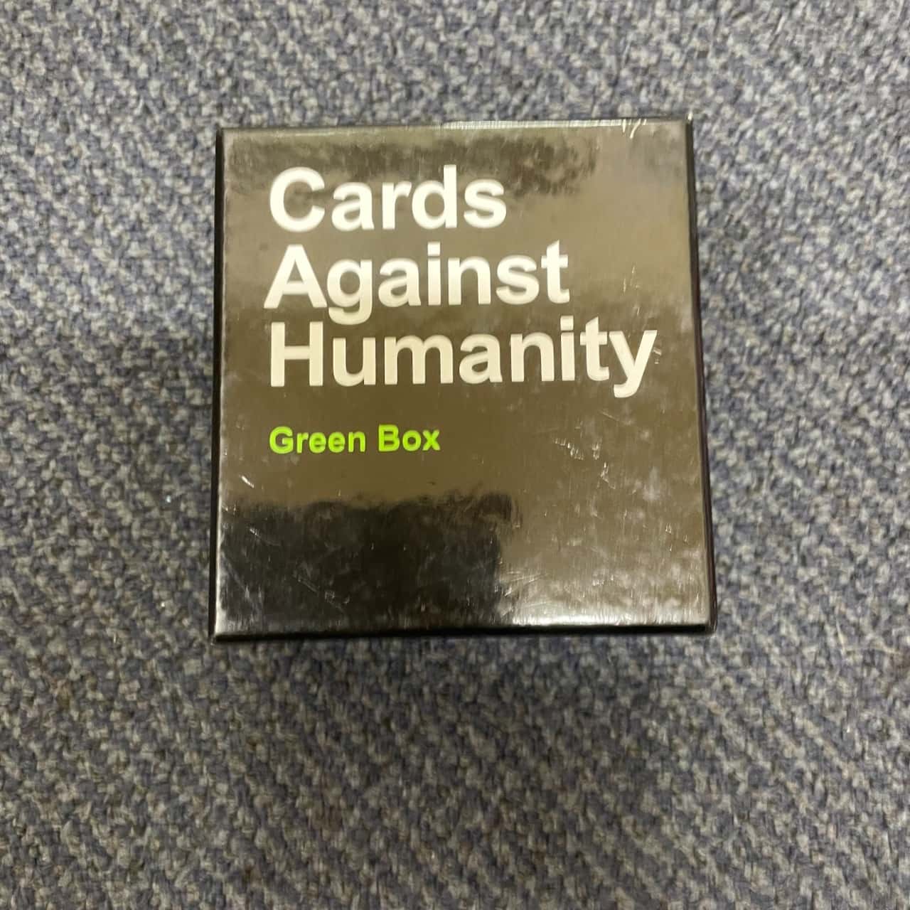 Card Game Cards Against Humanity Green box.