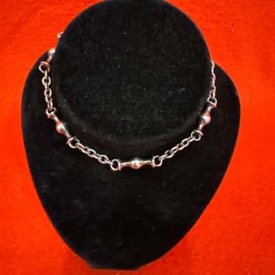Retired Pandora Women's Sterling Silver Five Clip Station Bracelet 