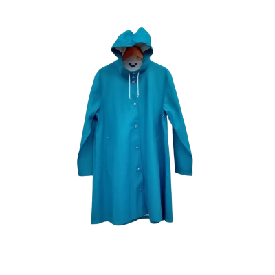  Womens Stutterheim Raincoat Blue Size XL
