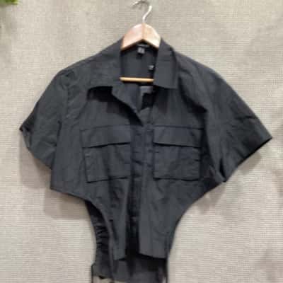  MOSSMAN Womens Top Size 6 Black  