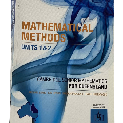 Mathematical Methods Units 1 + 2 - M.Evans, K.Lipson, D.Wallace, D.Grreenwood