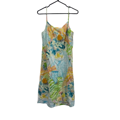 Gorman Green Organic Cotton Multicoloured Dress Size 12 
