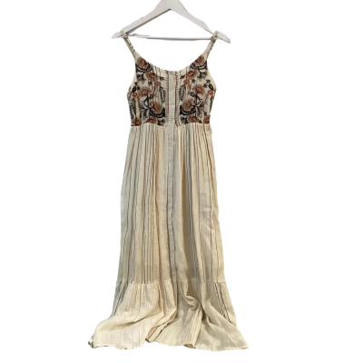 Cienna Womens Size M Maxi Dress Beige BNWT