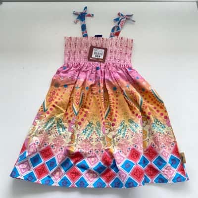 Disney Colourful Pink Aladdin Dress Size 5 