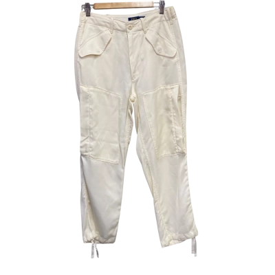 Polo Ralph Lauren Womens  Size 2 Cargo Pants Cream 