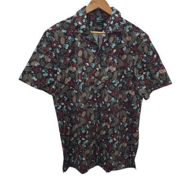 Politix Mens  Size XL Short Sleeve Shirt Tropicana