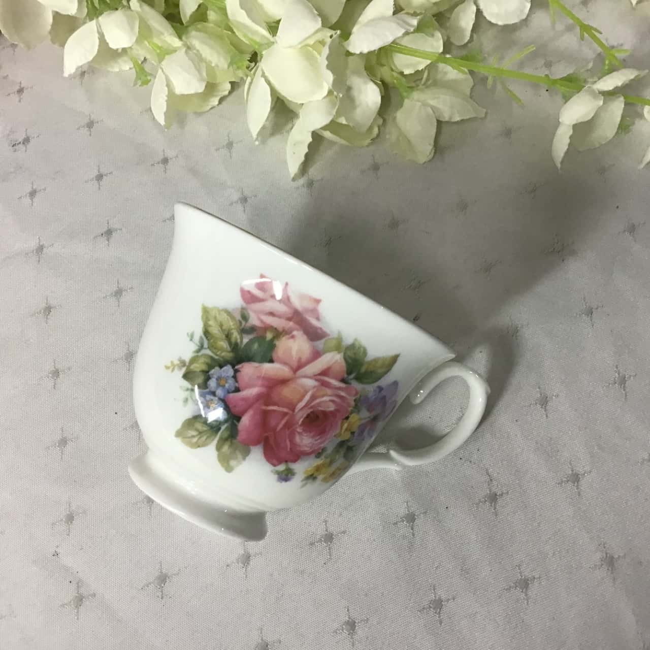 Crown Trent Floral Pattern Bone China Cup Saucer & Plate Set(s)