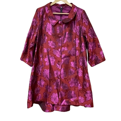 BNWT Taking Shape Womens  Size 18 Floral / Pink  / Red Coat
