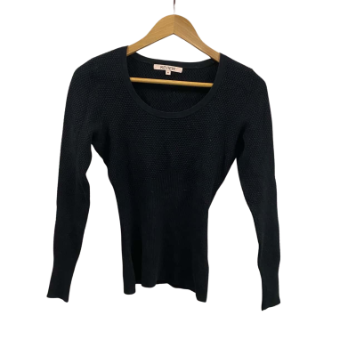 Review Womens  Size 10 Long Sleeve Top Black  