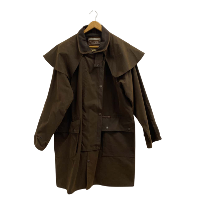Driza-Bone Vintage Waxed Cotton Short Weatherall Jacket.  Size M 