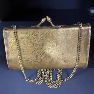 Vintage 1920’s Brass Purse