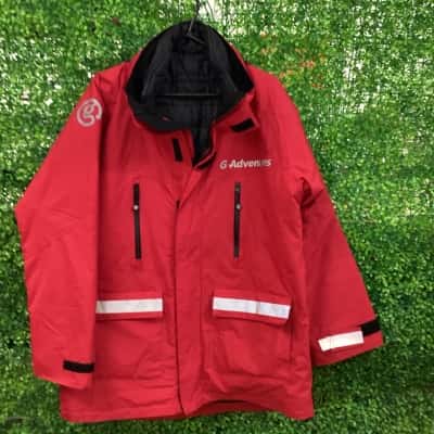  G Adventure Mens  Size L Hood Jacket Red 