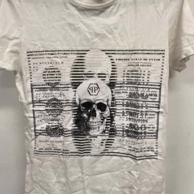Philipp plein  Womens  Size S T-shirts White 