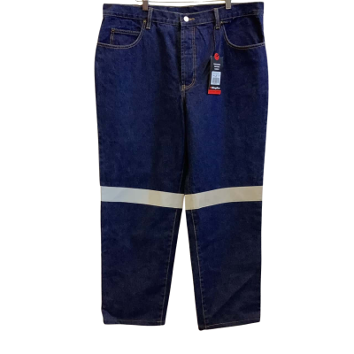 Brand New KingGee Mens  Size 102R Classic Fit Reflective Jeans Blue 
