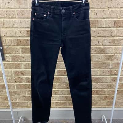 American Eagle Mens black jeans air flex Size 29 / 34 