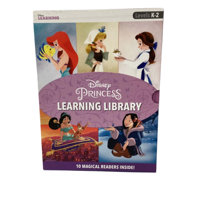 Disney Princess learning library Levels K-2 boxed set of 10 books