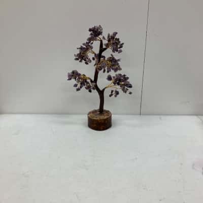 Amethyst Gemstone Bonsai Tree 