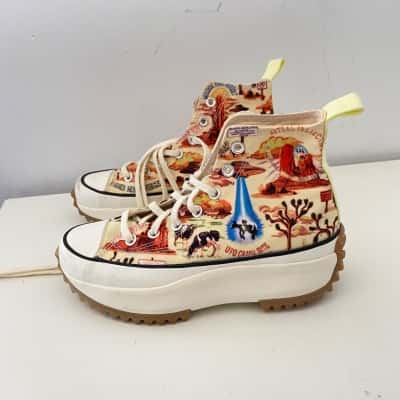 Converse Run Star Hike High Twisted Resort Sneaker Shoes Size 7 