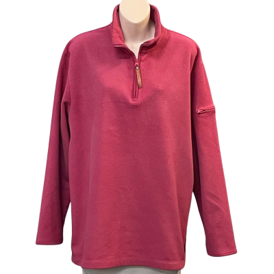 Regatta Womens  Size L Quarter Zip Jumper Pink  