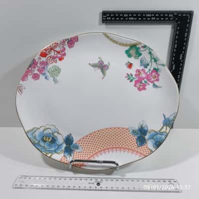 Butterfly Bloom Oval Platter by Wedgwood PreOwned Platter Oval 