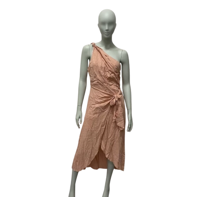 Here Comes The Sun Womens  Size 10 Bridesmaid Dress / Cocktail Dress / Midi Dress / Off The Shoulder Dress / Party Dress 