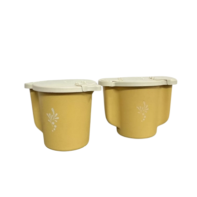Vintage Tupperware 350ml Sugar and Milk Set of 2