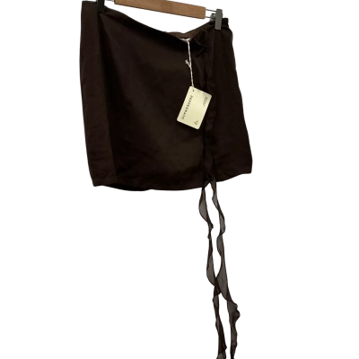 Pepper Mayo  Womens  Size 12 Mini Skirt Brown 