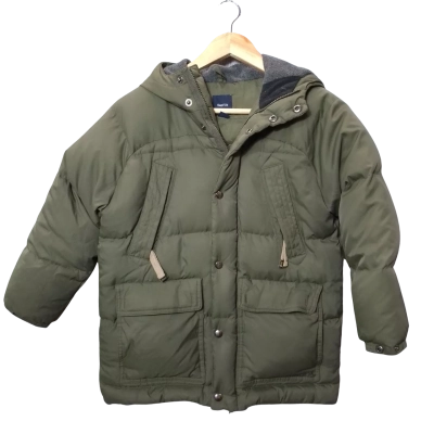 Gap Kids Size 8 Green / Khaki Puffer Jacket