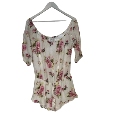  Womens Oscar-ST Size L Playsuit Green / Pink  / White / Yellow 