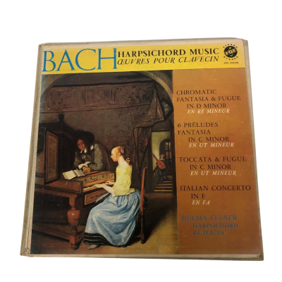 Bach Ceuvres Pour Clavecin - Harpsichord Music LP