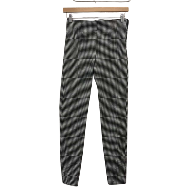 Zara Womens  Size L Pants Black  / Checked / White 
