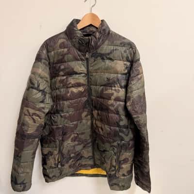 Woodland Active Mens  Size L Parka Camouflage 