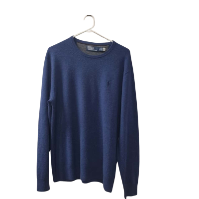 Polo Ralph Lauren Men's Size L Crew Neck Jumper Blue 