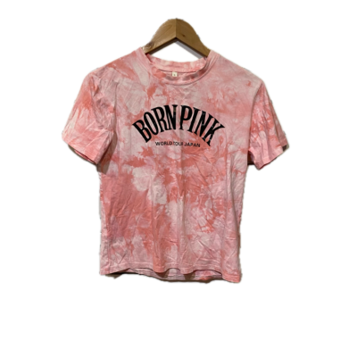 Blackpink World Tour Japan Womens Tee Size S Pink Tie Dye