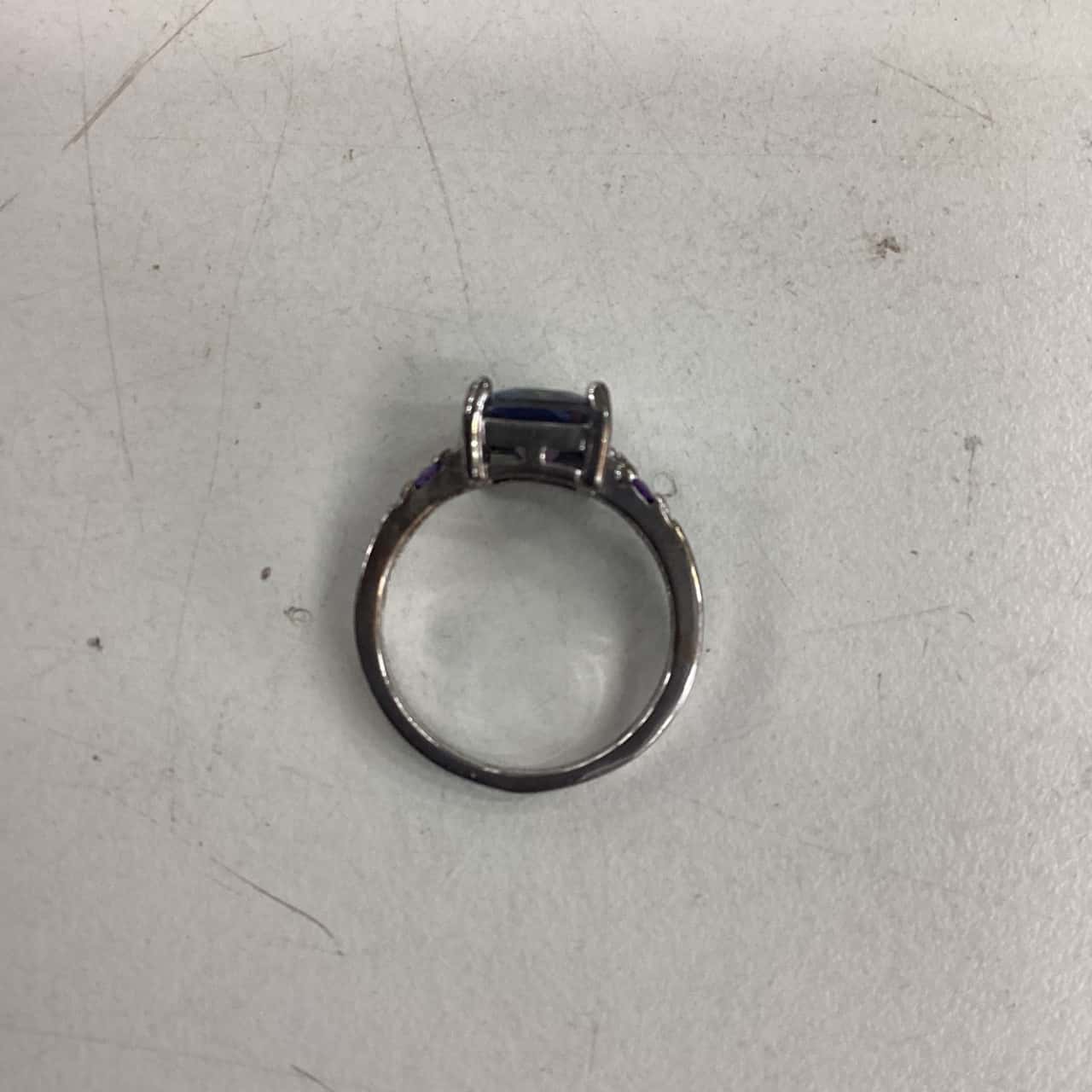 Womens Ring Multicoloured Stone Stamped 18KRGP(s)