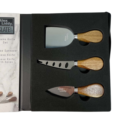 Alex Liddy Slate & Co Cheese Knife Set 