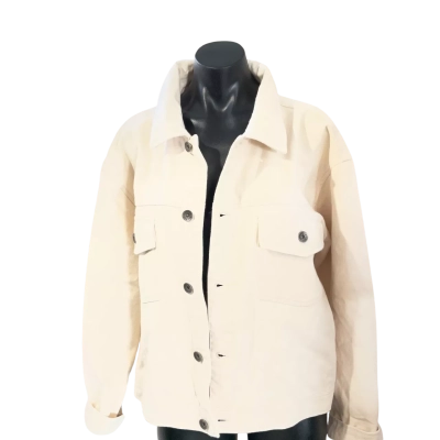 Silent Theory Womens  Size 16 Open Jacket Cream 
