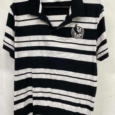 Collingwood AFL Womens  Size XL T-Shirt Black  / White 